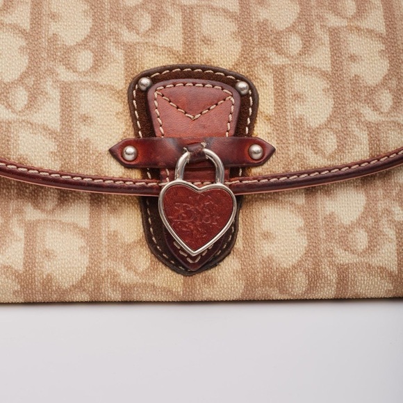 Christian Dior 
Rare Vintage Romantique Trotter Monogram Dior Wallet on Chain - Picture 3 of 6
